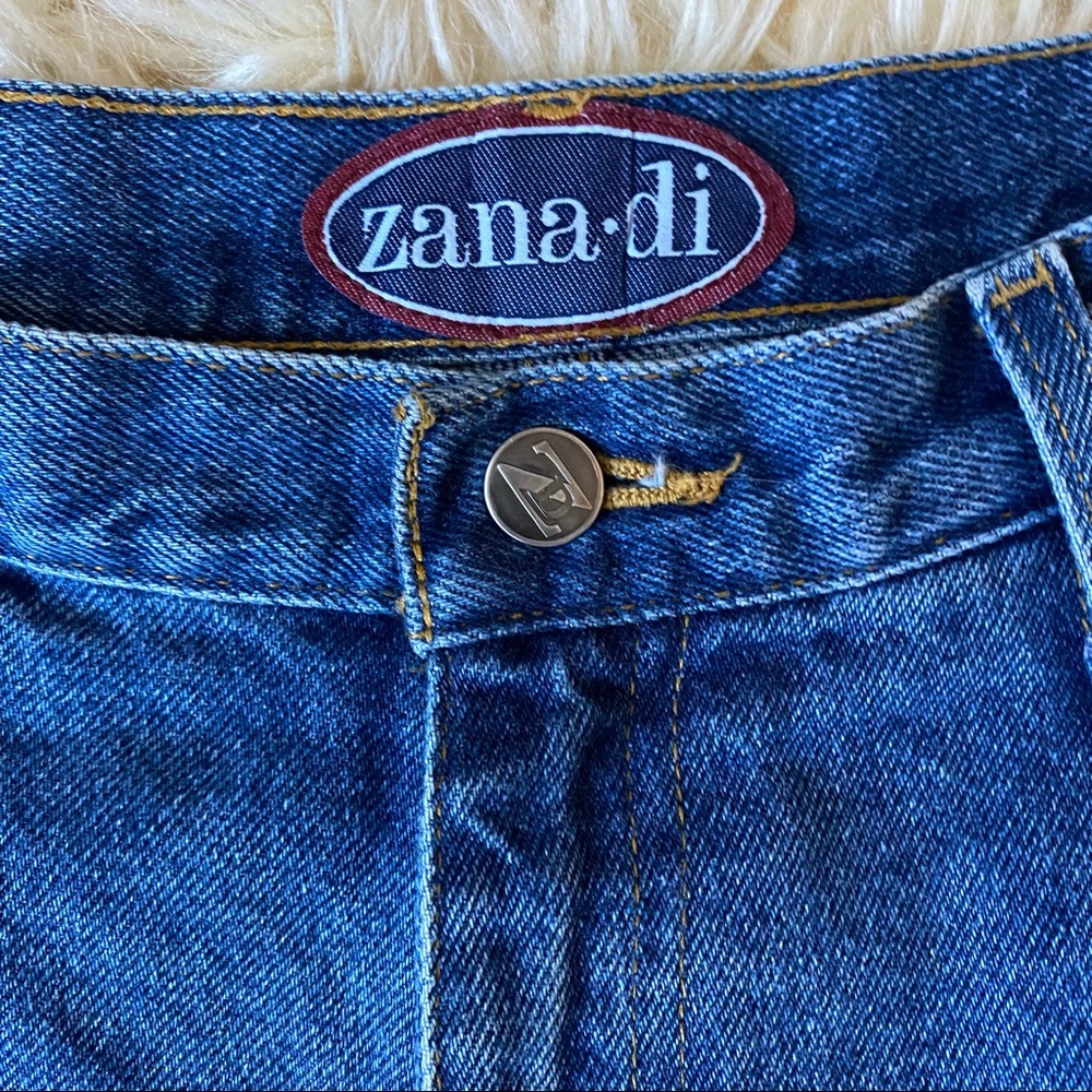 Zana-Di Vintage Wide-Leg Denim Jeans
